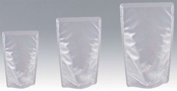 バリアー性・透明性レトルト用(120℃) スタンド袋 BRS-1016 S (100×160+29mm) 明和産商 1ケース3,000枚入り